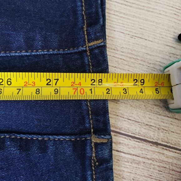 Warp + Weft JFK New York City Piedmont Dark Wash Maternity Denim Jeans Womens 16 - Picture 15 of 16